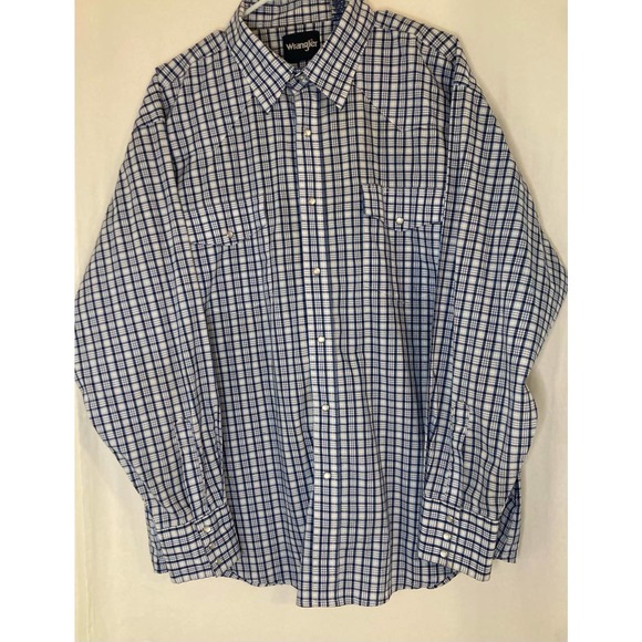 Wrangler Mens Long Sleeve‎ Button Down XXL Regular - Picture 1 of 6